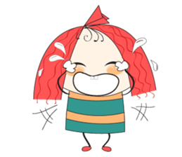 Fun girl sticker #10224171