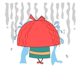 Fun girl sticker #10224173