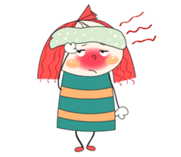 Fun girl sticker #10224179