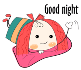 Fun girl sticker #10224184