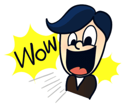 Mr.Ben : happy work life (English) sticker #10224512