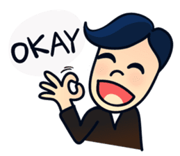 Mr.Ben : happy work life (English) sticker #10224523