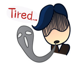 Mr.Ben : happy work life (English) sticker #10224524