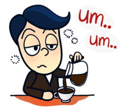 Mr.Ben : happy work life (English) sticker #10224540