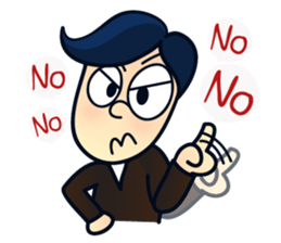 Mr.Ben : happy work life (English) sticker #10224541