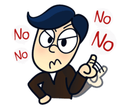 Mr.Ben : happy work life (English) sticker #10224541