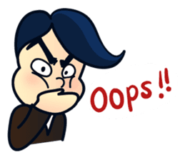 Mr.Ben : happy work life (English) sticker #10224546