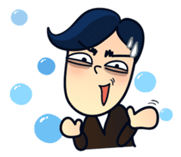 Mr.Ben : happy work life (English) sticker #10224547