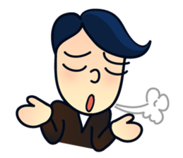 Mr.Ben : happy work life (English) sticker #10224550