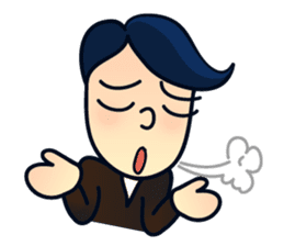 Mr.Ben : happy work life (English) sticker #10224550
