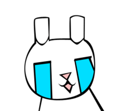 Rabbit action sticker sticker #10225313