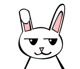 Rabbit action sticker sticker #10225315