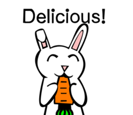 Rabbit action sticker sticker #10225323