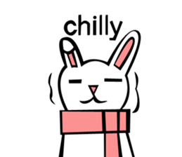 Rabbit action sticker sticker #10225324