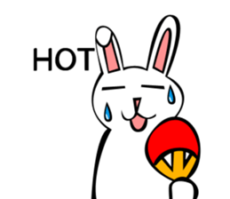 Rabbit action sticker sticker #10225325