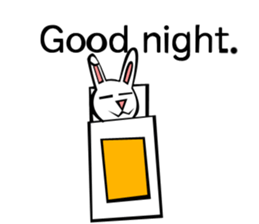 Rabbit action sticker sticker #10225330