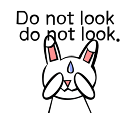 Rabbit action sticker sticker #10225332