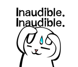 Rabbit action sticker sticker #10225333