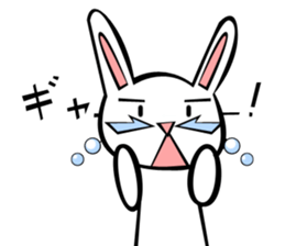 Rabbit action sticker sticker #10225334