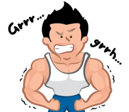 Indonesian Batik Guy sticker #10225480