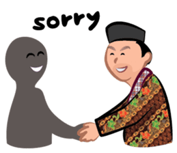 Indonesian Batik Guy sticker #10225481