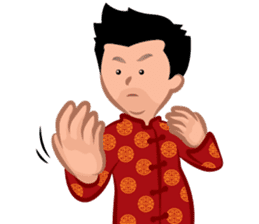 Indonesian Batik Guy sticker #10225497