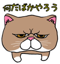 BUSANEKO Two cats MUSASHI and KOJIROU sticker #10225554