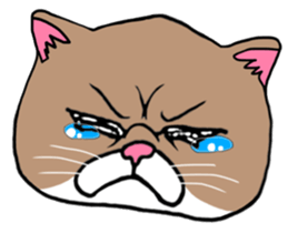 BUSANEKO Two cats MUSASHI and KOJIROU sticker #10225566