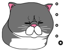 BUSANEKO Two cats MUSASHI and KOJIROU sticker #10225578