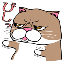 BUSANEKO Two cats MUSASHI and KOJIROU sticker #10225584