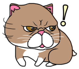 BUSANEKO Two cats MUSASHI and KOJIROU sticker #10225588