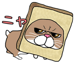 BUSANEKO Two cats MUSASHI and KOJIROU sticker #10225591
