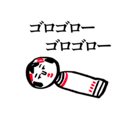 japanese toy KOKESHI sticker #10225724