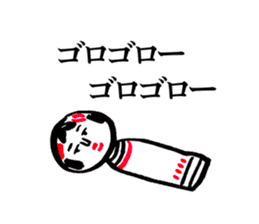 japanese toy KOKESHI sticker #10225724