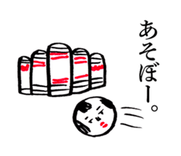 japanese toy KOKESHI sticker #10225747