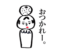 japanese toy KOKESHI sticker #10225750