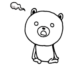 Lacking white bear sticker #10226039