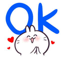 Bosstwo - Cute Rabbit POOZ(8) sticker #10226274
