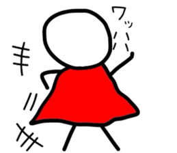 stick person life style2 sticker #10227011