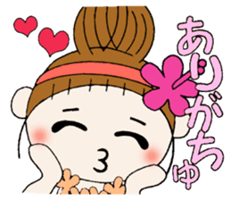 Day 3 of the Hawaiian Girl ocyame sticker #10227136