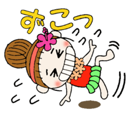 Day 3 of the Hawaiian Girl ocyame sticker #10227186