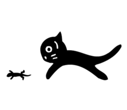 Kurobei of cat sticker #10227129