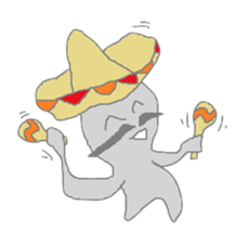 Mr.Grey in Mexico sticker #10228445