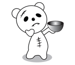 Ghost Teddy sticker #10228876