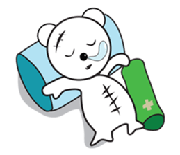Ghost Teddy sticker #10228883