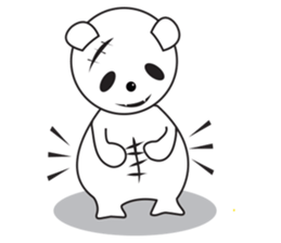 Ghost Teddy sticker #10228893