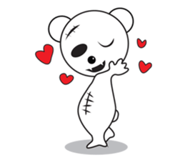 Ghost Teddy sticker #10228898