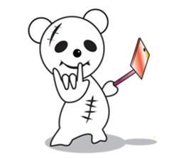 Ghost Teddy sticker #10228900
