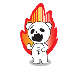 Ghost Teddy sticker #10228909