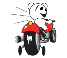 Ghost Teddy sticker #10228911